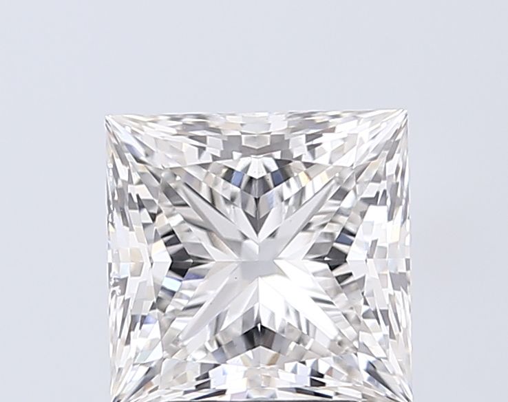 3.08 ct. princess Lab Grown Diamond front image