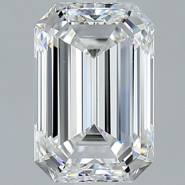 1.85 Carat Emerald Diamond F VS1
