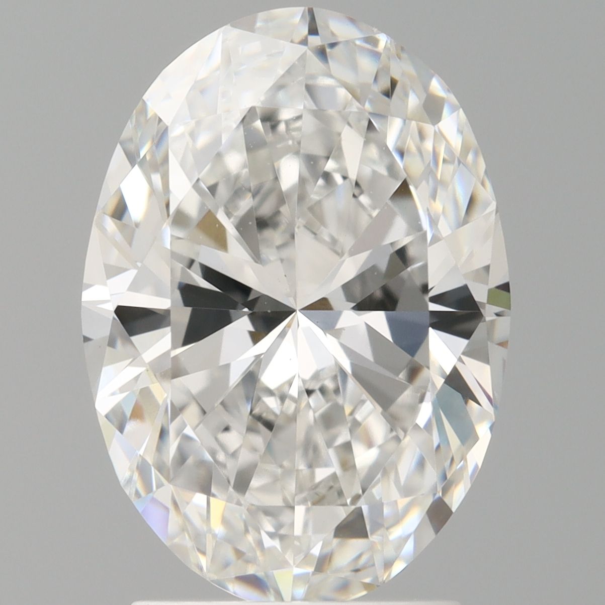 2.56 ct. oval Lab Grown Diamond front image