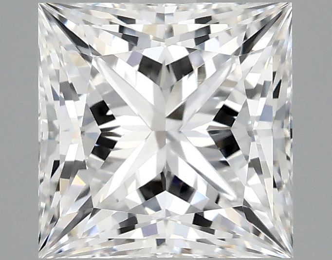 2.10 ct. princess Lab Grown Diamond front image