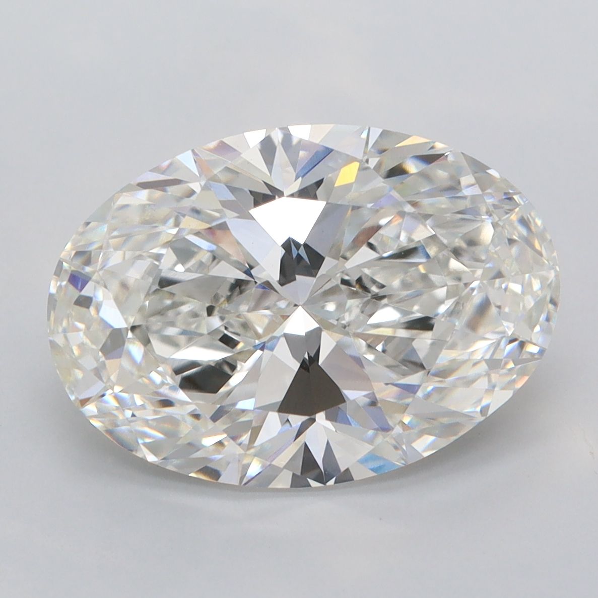 5.01 ct. oval Lab Grown Diamond front image