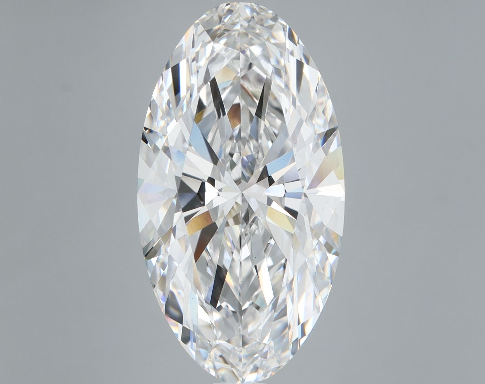7.08 ct. oval Lab Grown Diamond front image