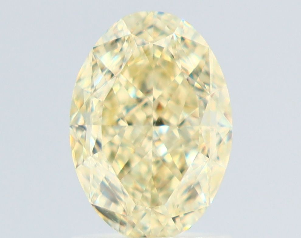 1.65 Carat Oval Diamond Fancy Light Yellow VS2
