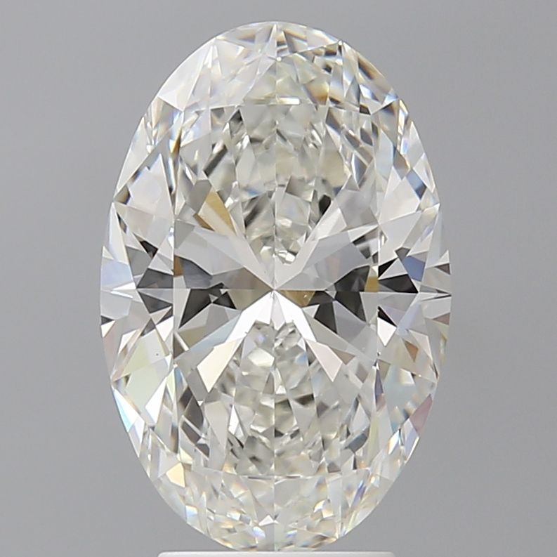 4.09 ct. oval Lab Grown Diamond front image