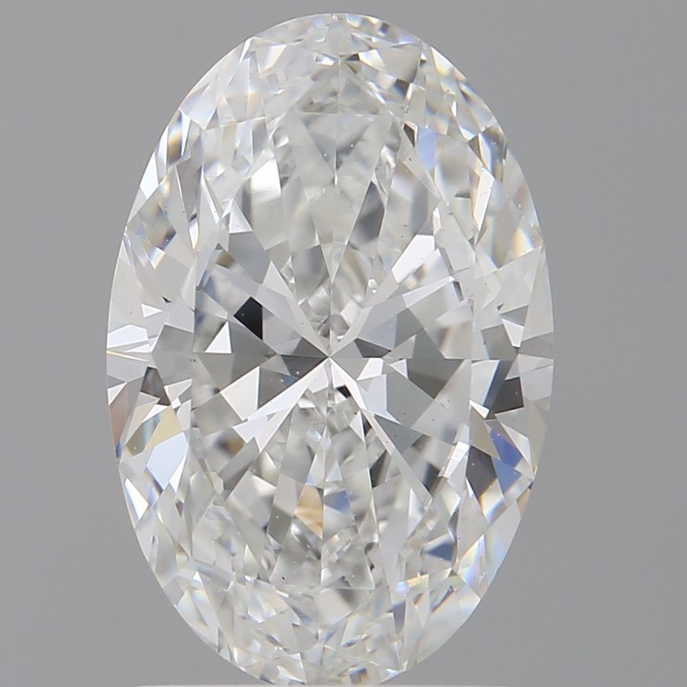 2.10 ct. oval Lab Grown Diamond front image
