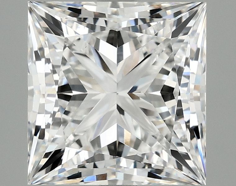 4.02 ct. princess Lab Grown Diamond front image