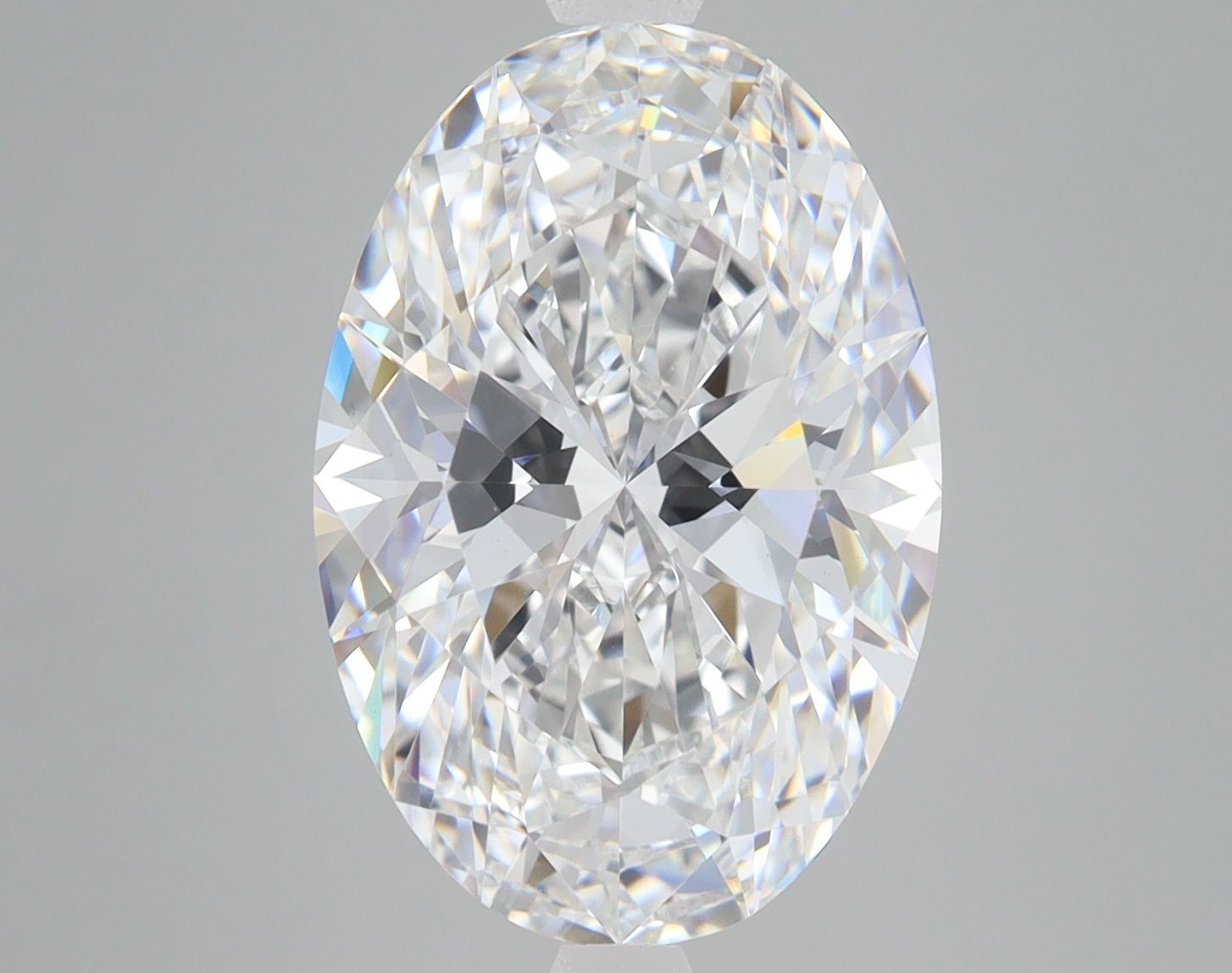 6.10 ct. oval Lab Grown Diamond front image