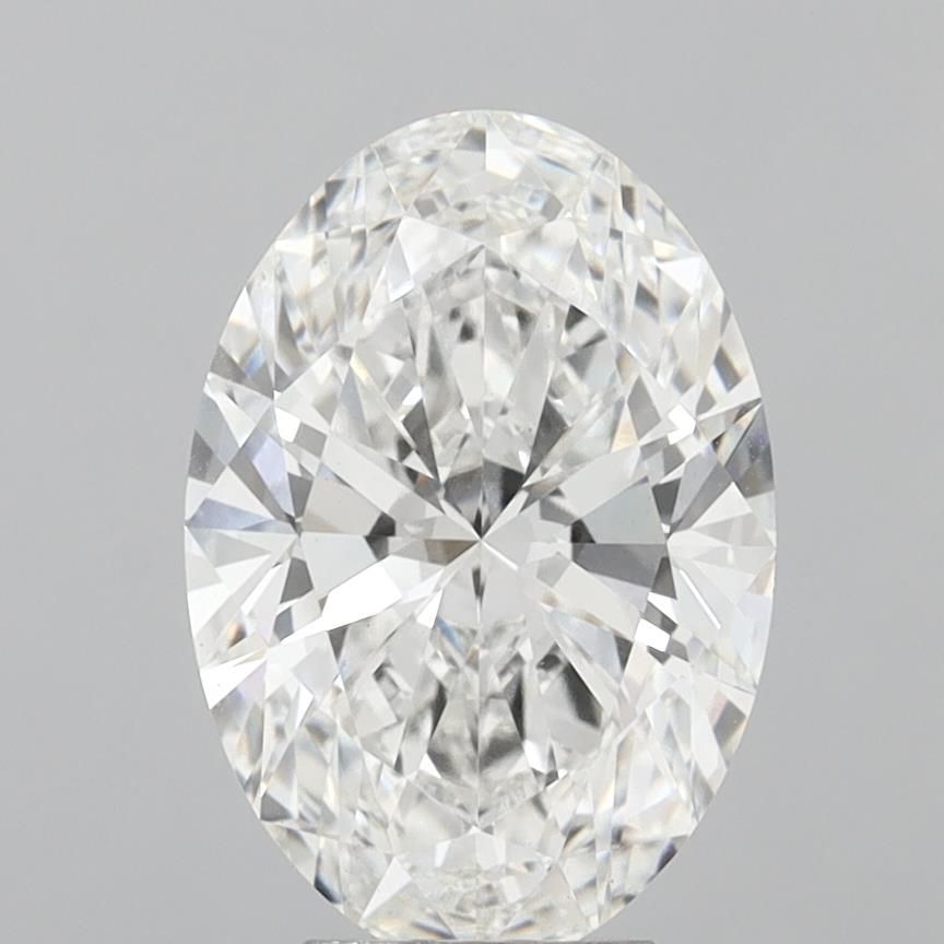5.58 ct. oval Lab Grown Diamond front image
