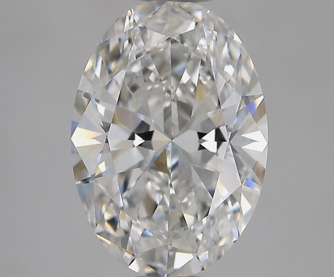 2.01 carat e VVS2 EX Cut IGI oval diamond