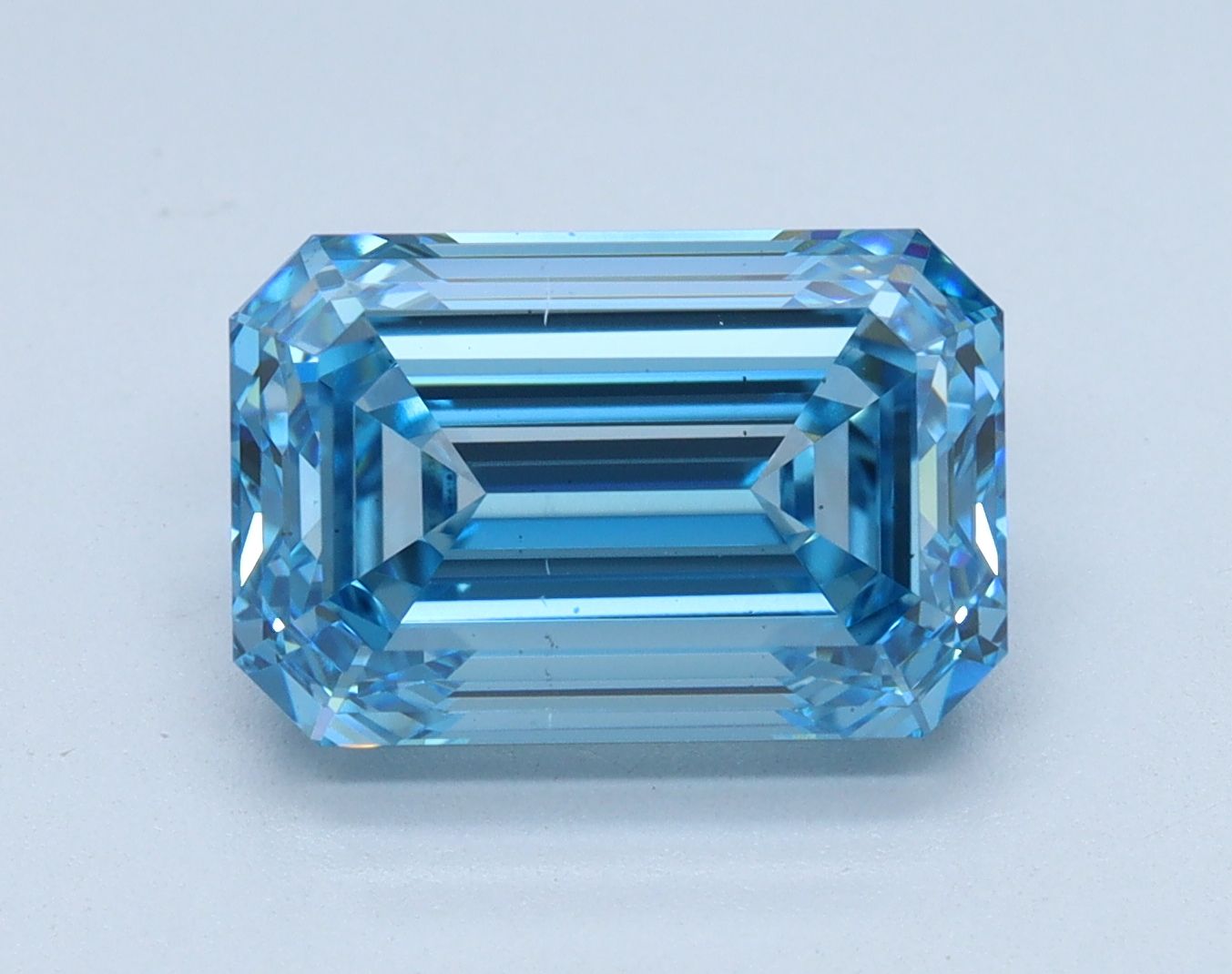 3.63 ct. emerald Lab Grown Diamond front image