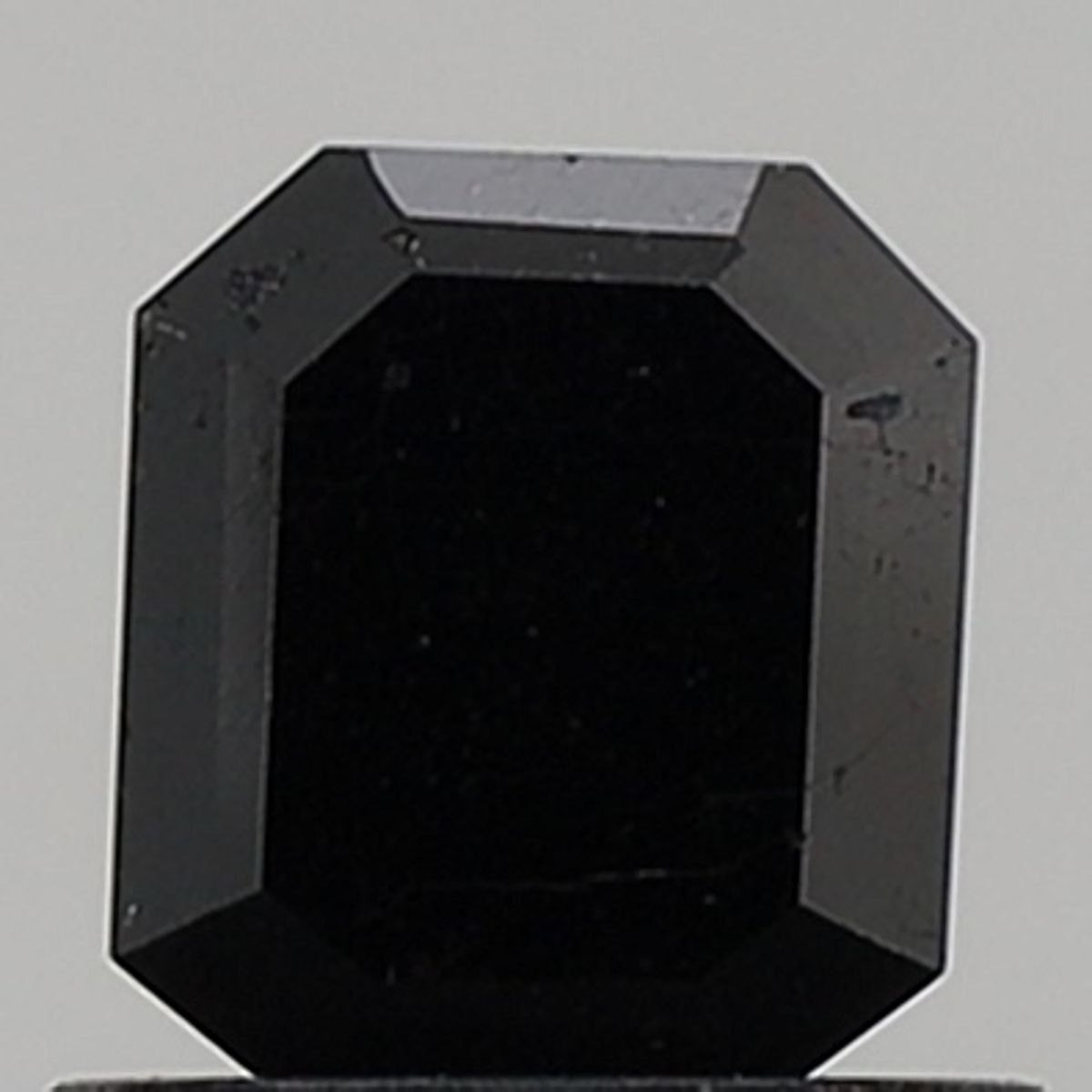 0.74 Carat Emerald Diamond Black I1