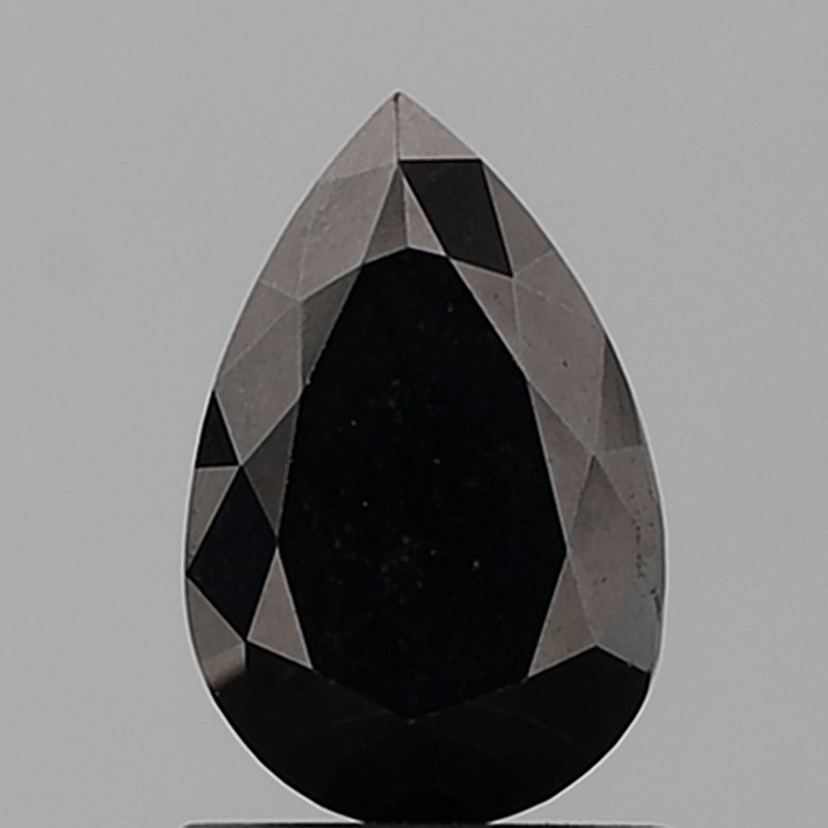 1.25 Carat Pear Diamond Black VVS2