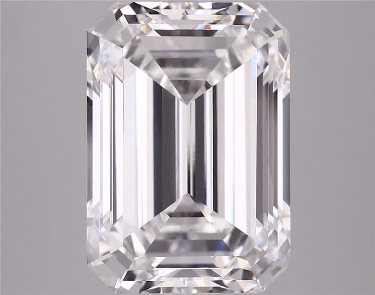 7.03 ct. emerald Lab Grown Diamond front image