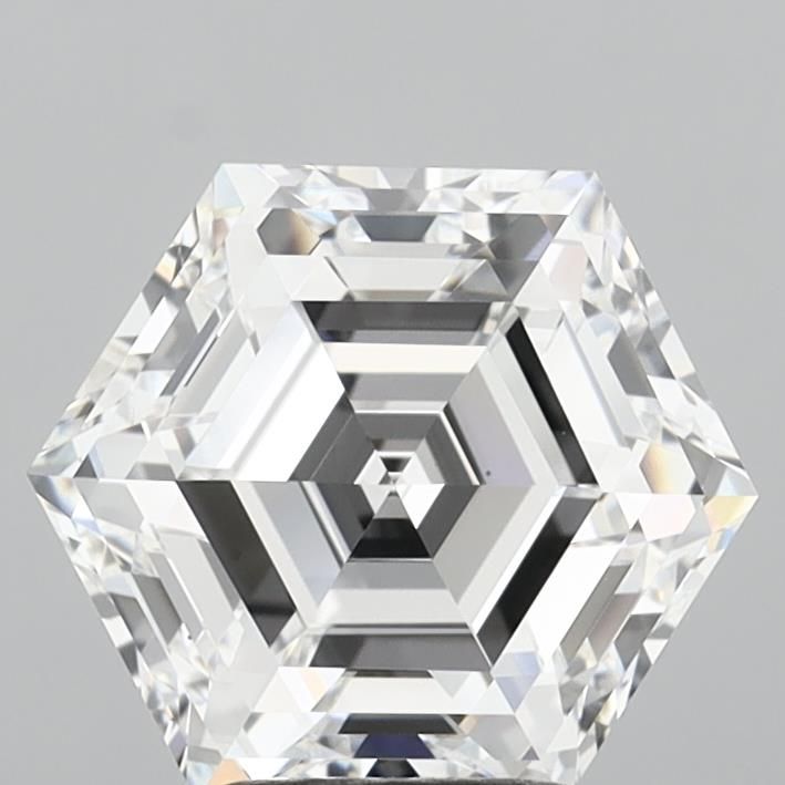 4.08 ct lab-grown Hexagonal Diamond