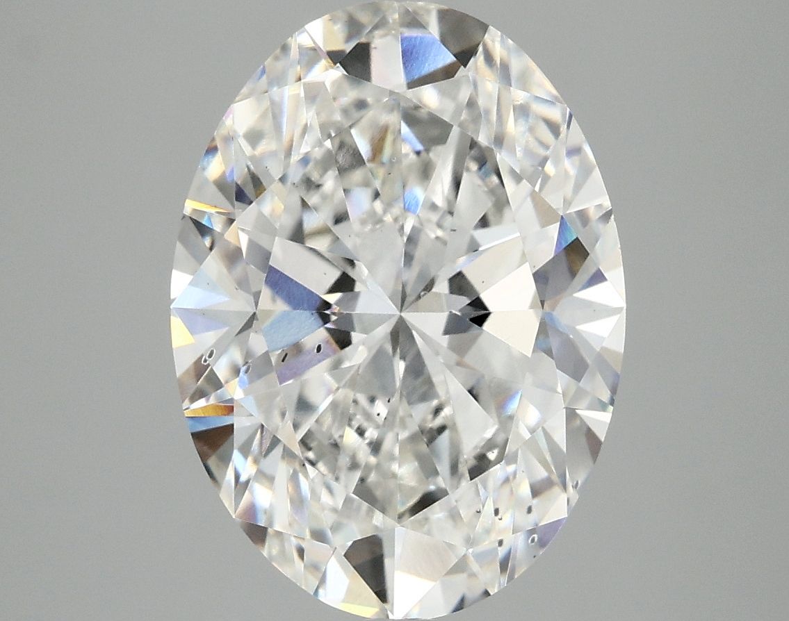 4.95 ct. oval Lab Grown Diamond front image