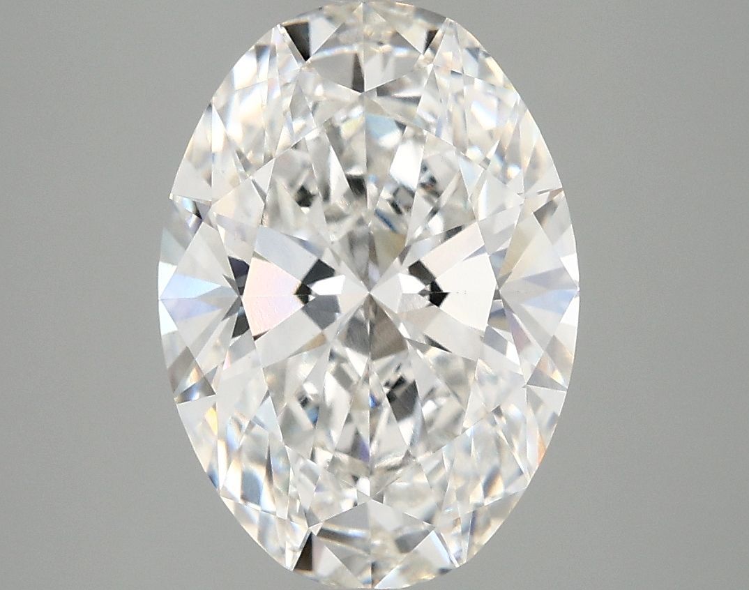 3.92 ct. oval Lab Grown Diamond front image