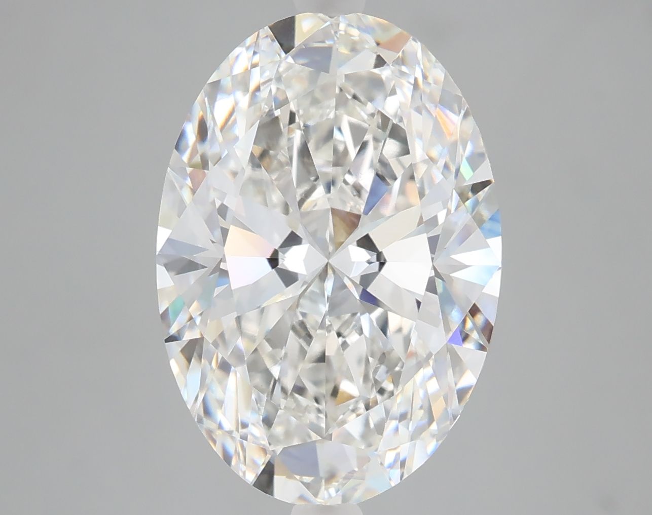 6.04 ct. oval Lab Grown Diamond front image