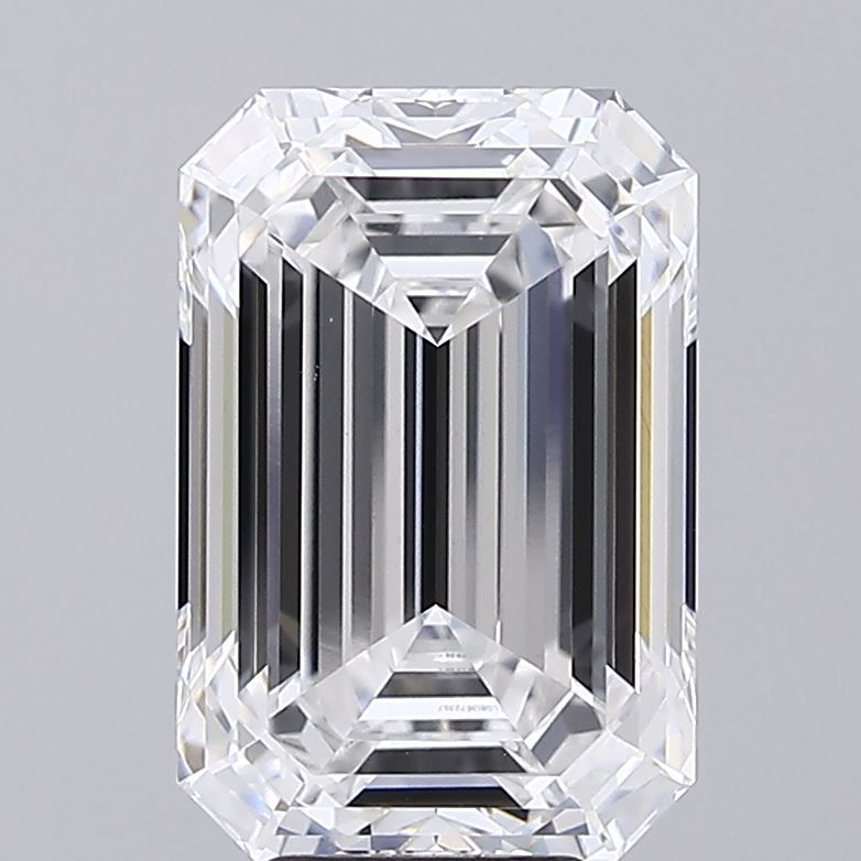 7.02 ct. emerald Lab Grown Diamond front image