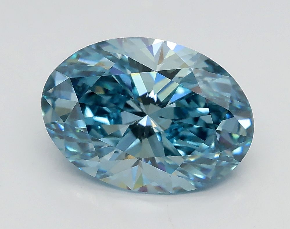 2.10 ct. oval Lab Grown Diamond front image