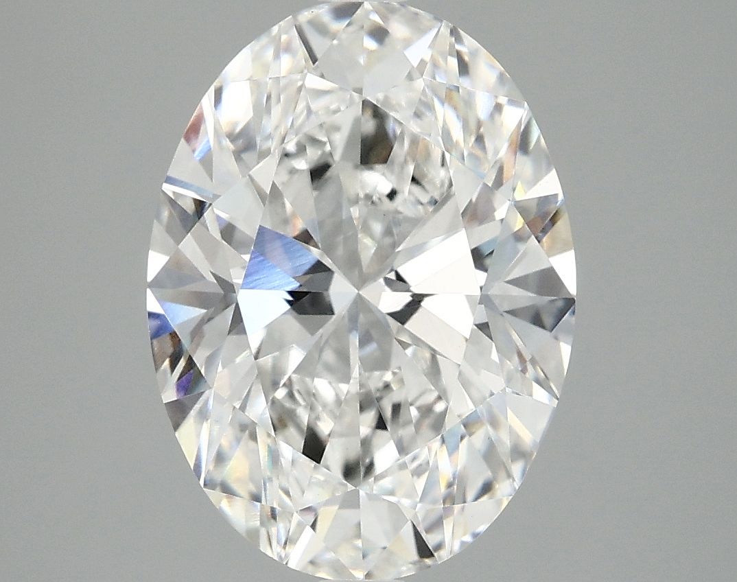 3.94 ct. oval Lab Grown Diamond front image