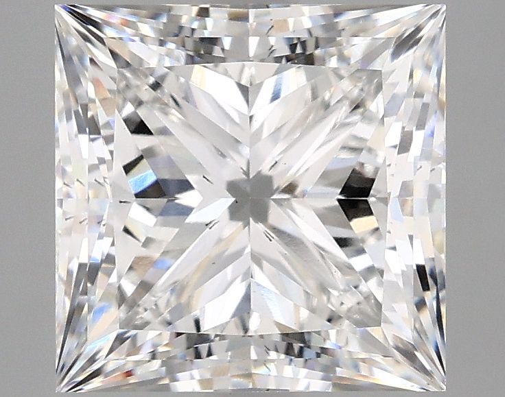 3.78 ct. princess Lab Grown Diamond front image