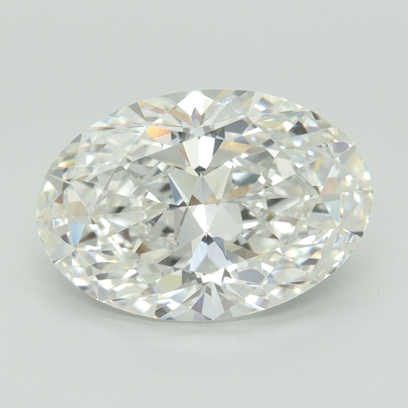 6.05 ct. oval Lab Grown Diamond front image