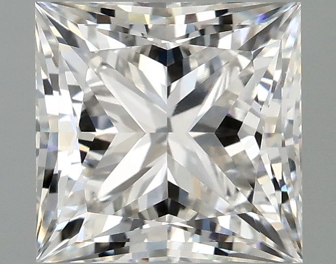 2.10 ct. princess Lab Grown Diamond front image