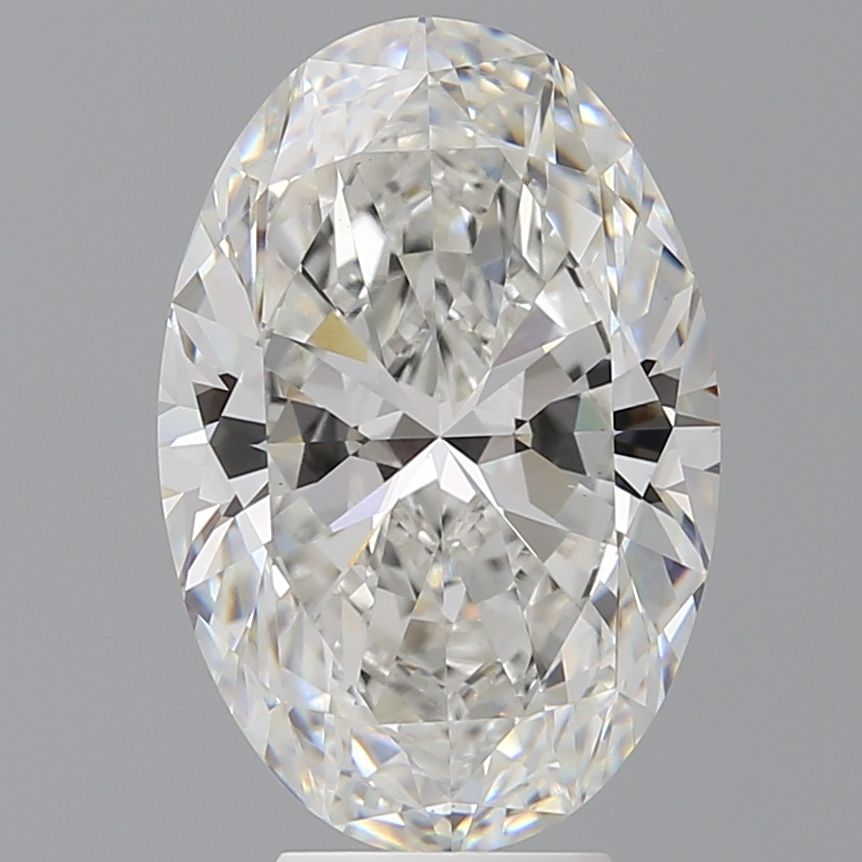 6.01 ct. oval Lab Grown Diamond front image