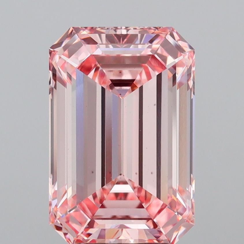 4.56 ct. emerald Lab Grown Diamond front image