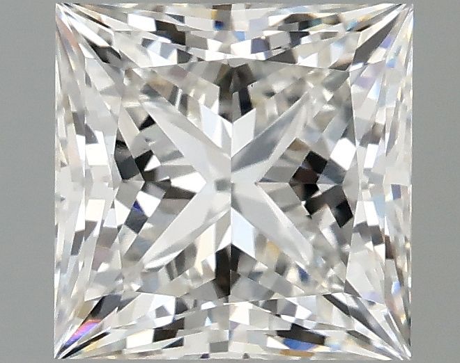 2.10 ct. princess Lab Grown Diamond front image
