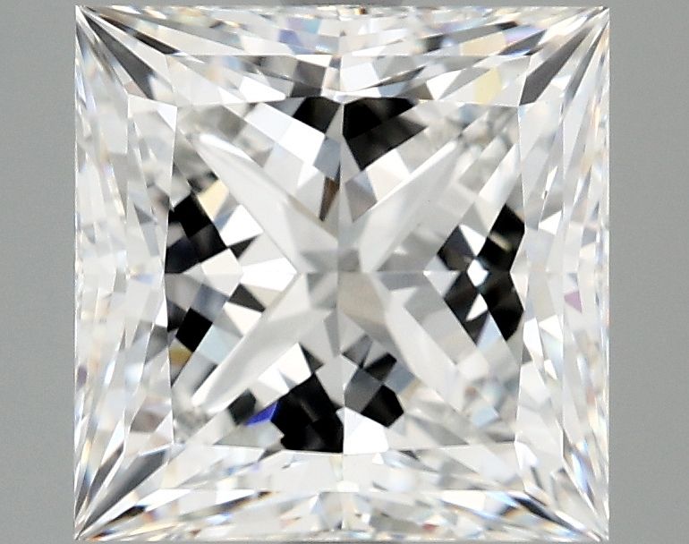 4.18 ct. princess Lab Grown Diamond front image