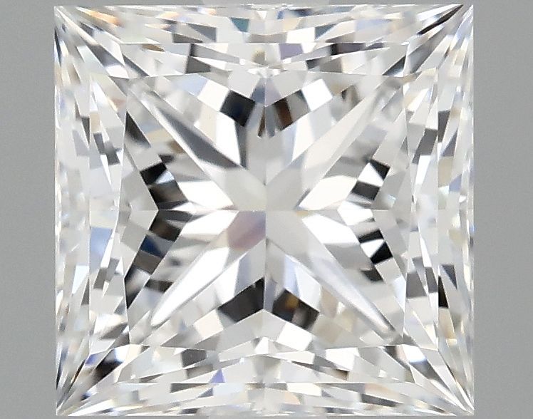 2.10 ct. princess Lab Grown Diamond front image