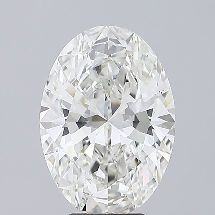 6.09 ct. oval Lab Grown Diamond front image