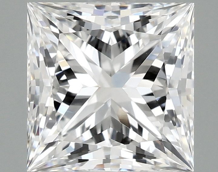 2.10 ct. princess Lab Grown Diamond front image