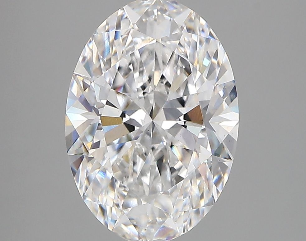 2.82 ct. oval Lab Grown Diamond front image