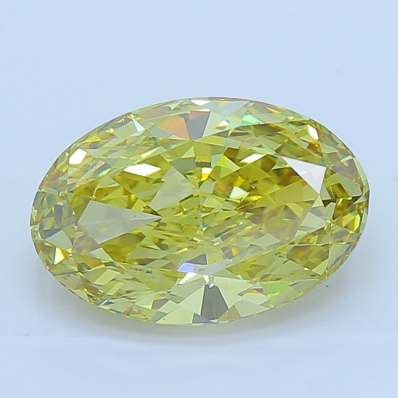 4.08 ct. oval Lab Grown Diamond front image