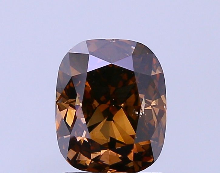 2.01 Carat Cushion brilliant Diamond Fancy Dark Brown SI1