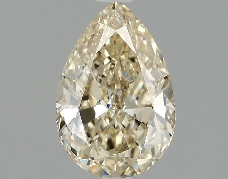 1.01 carat fancy yellow VS1 EX Cut IGI pear diamond