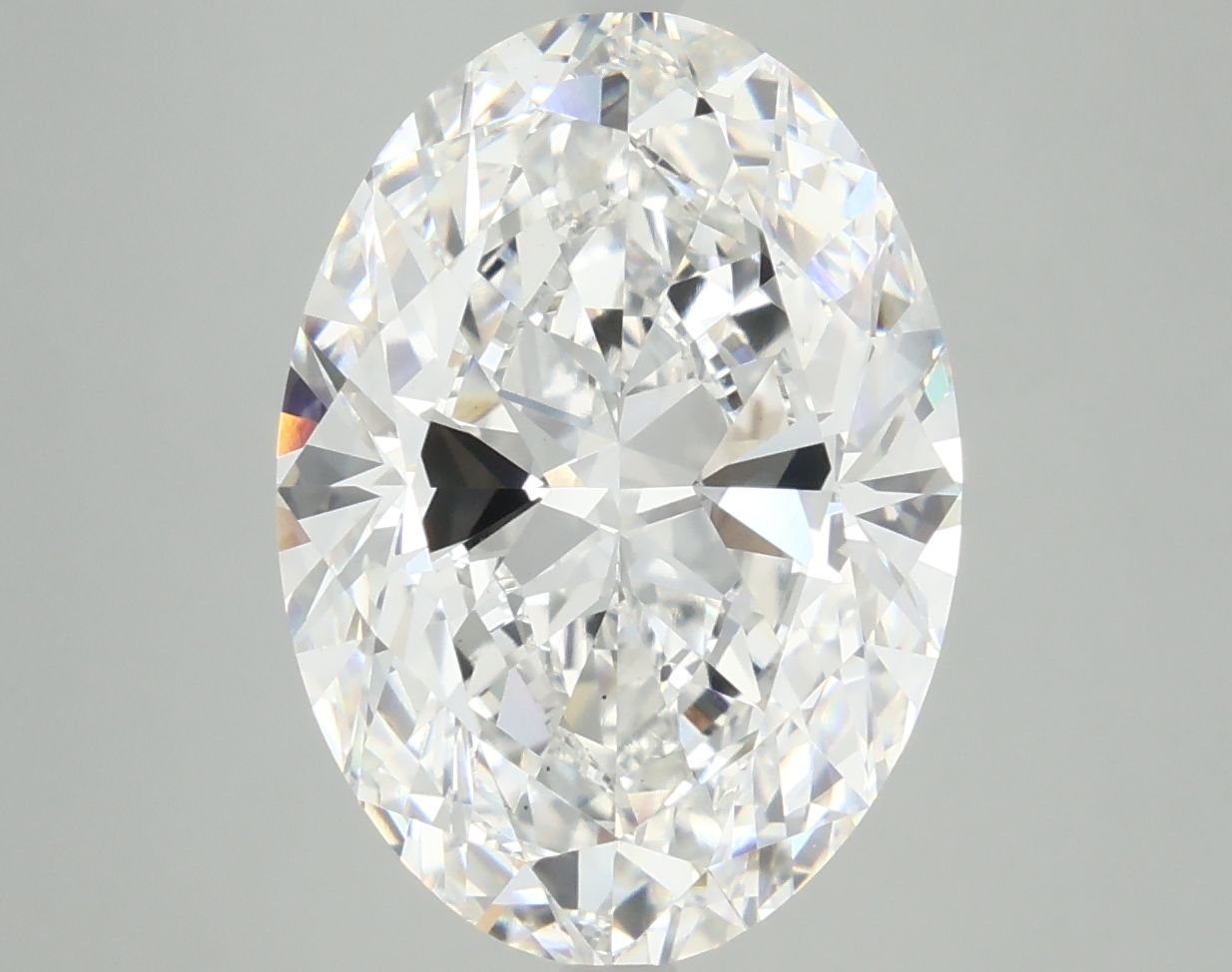 7.05 ct. oval Lab Grown Diamond front image