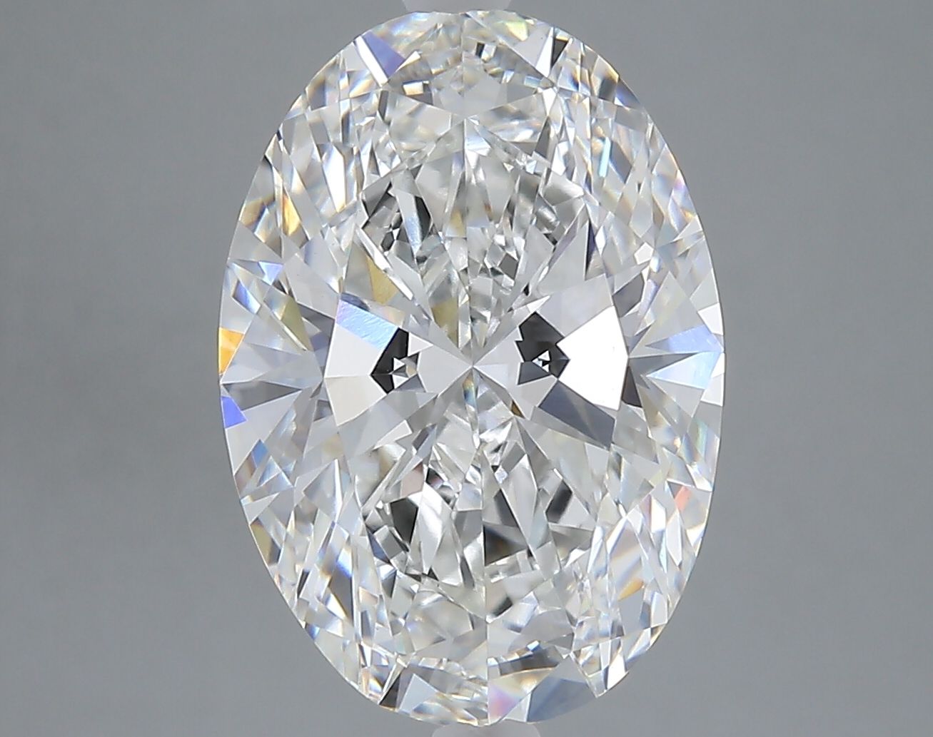 6.07 ct. oval Lab Grown Diamond front image