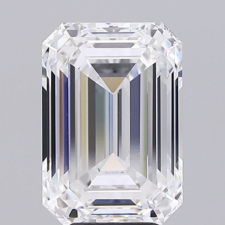 6.09 ct. emerald Lab Grown Diamond front image