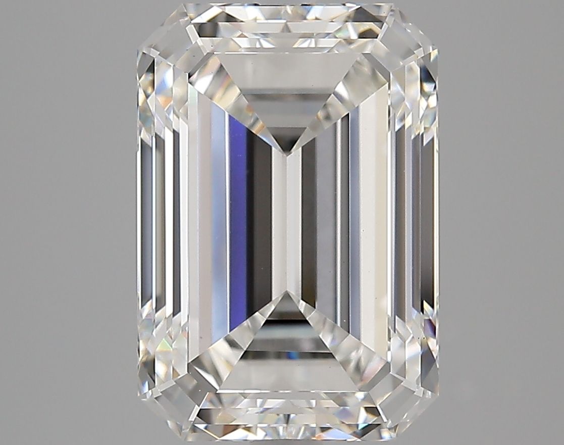 6.09 ct. emerald Lab Grown Diamond front image