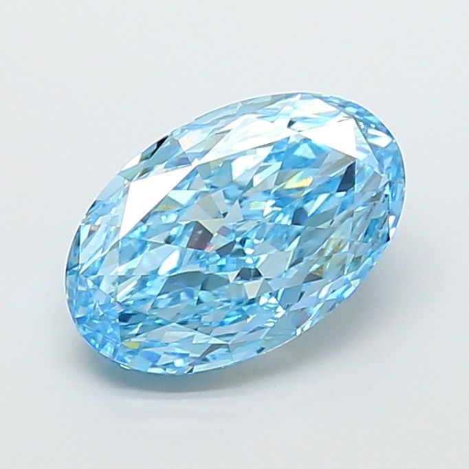5.79 ct. oval Lab Grown Diamond front image