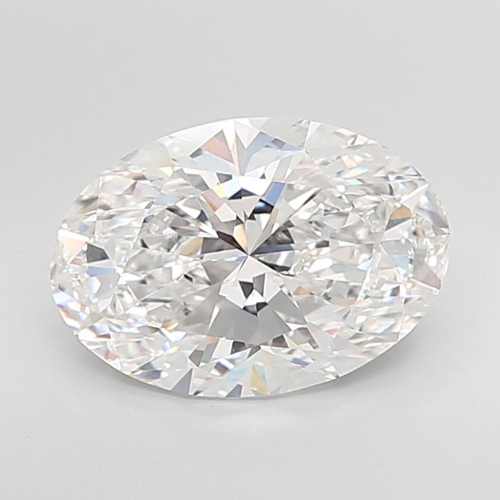 6.08 ct. oval Lab Grown Diamond front image