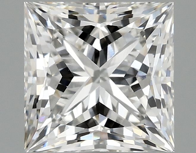 2.10 ct. princess Lab Grown Diamond front image