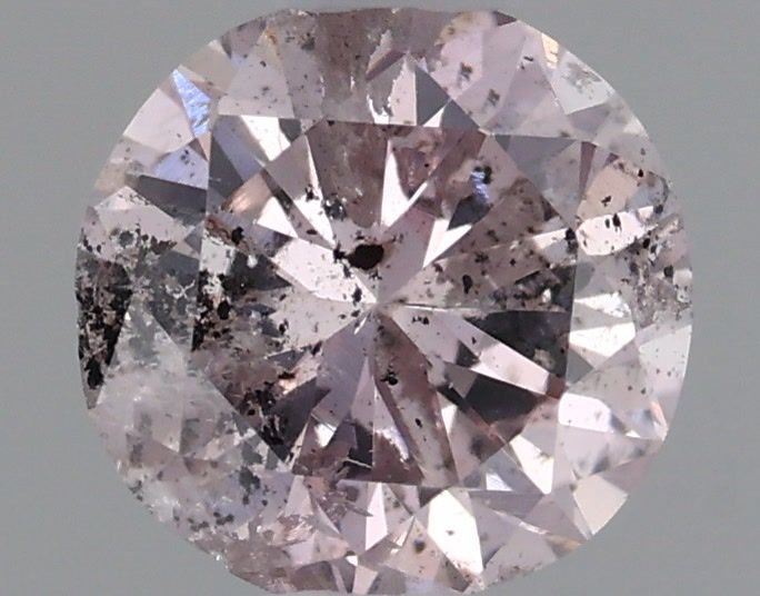 0.58ct Round PURPLE