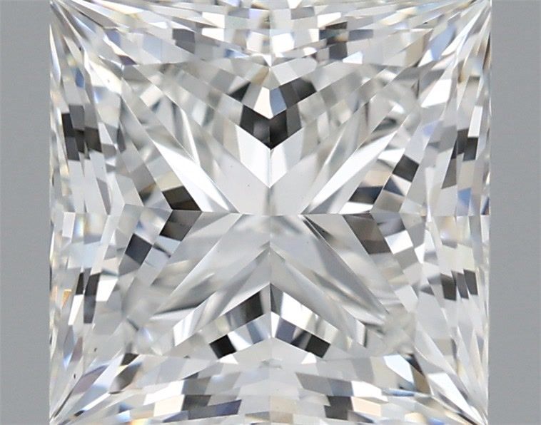 2.70 ct. princess Lab Grown Diamond front image