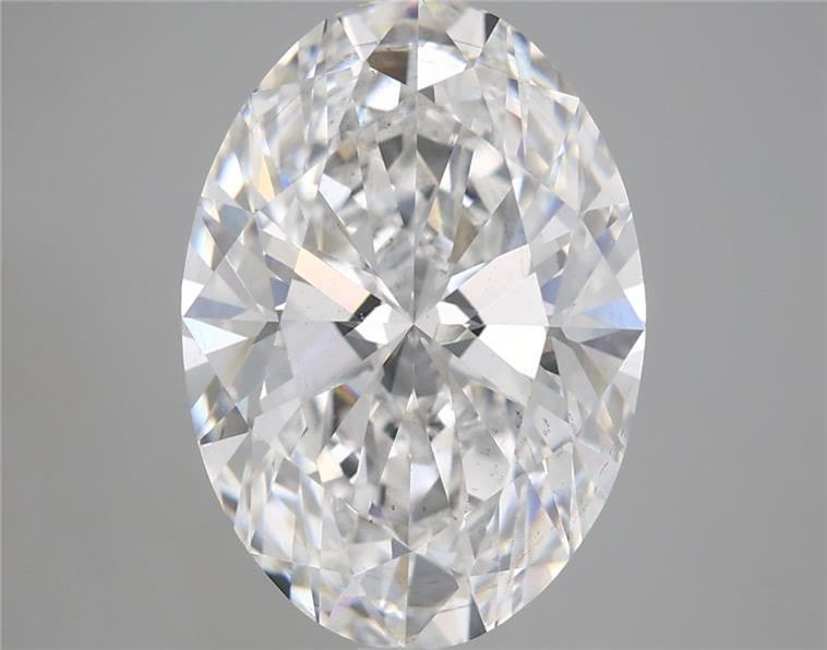 5.23 ct. oval Lab Grown Diamond front image