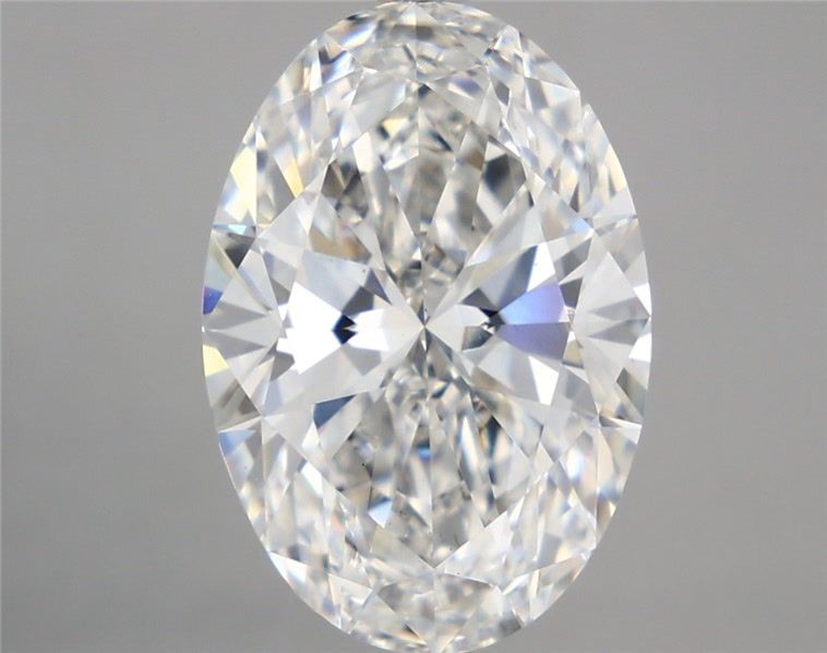 5.51 ct. oval Lab Grown Diamond front image