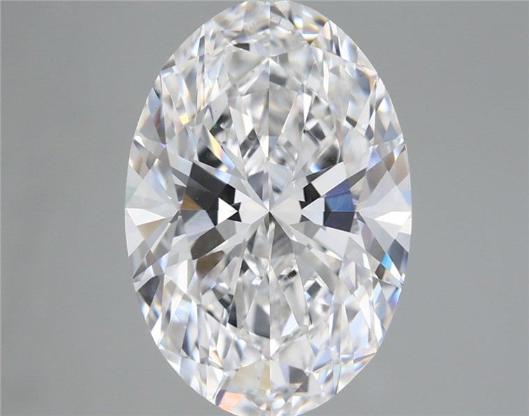 5.58 ct. oval Lab Grown Diamond front image